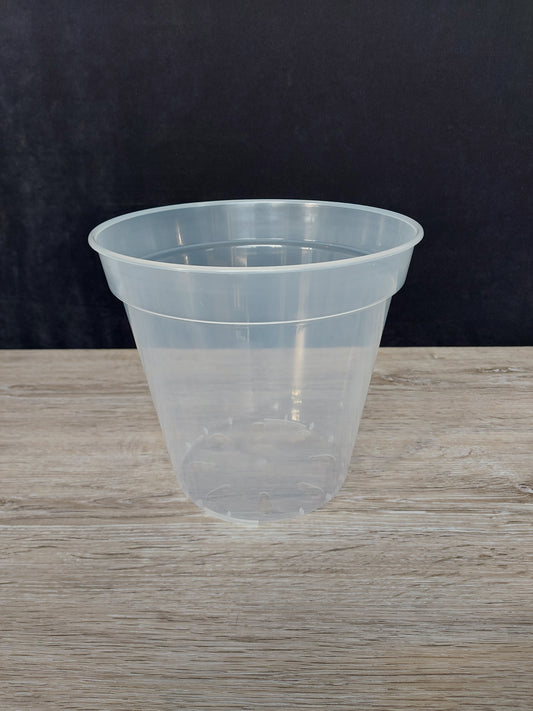 8" Clear Plant Pot