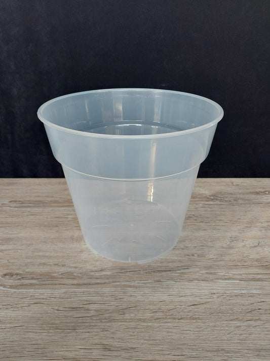 9" Clear Plant Pot