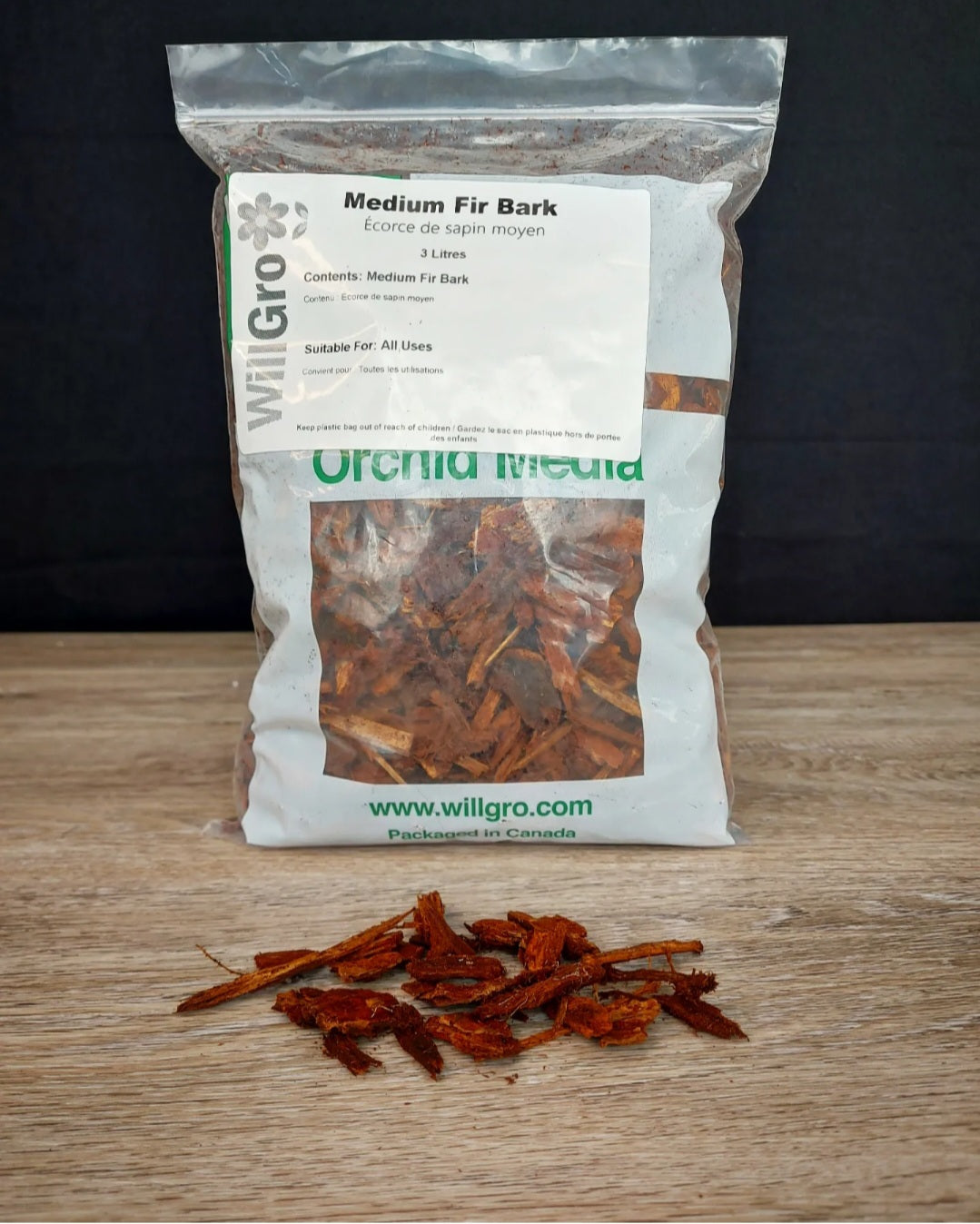 Medium Fir Bark - 3L Bag