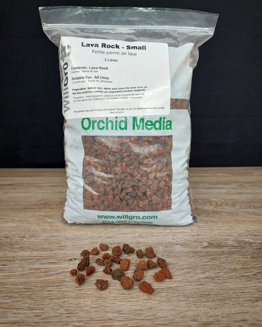 Small Lava Rock - 3L Bag