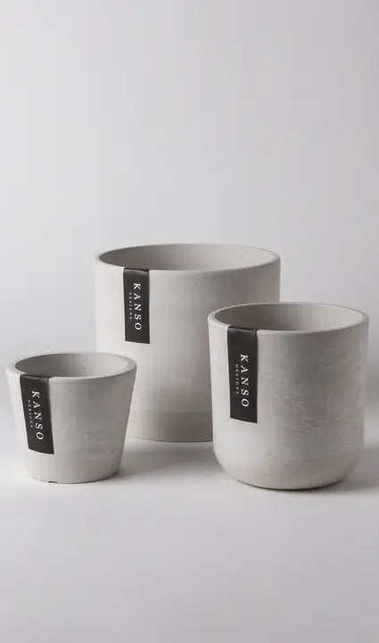 3"/4"/6" Signature Stone Planter Pot Set