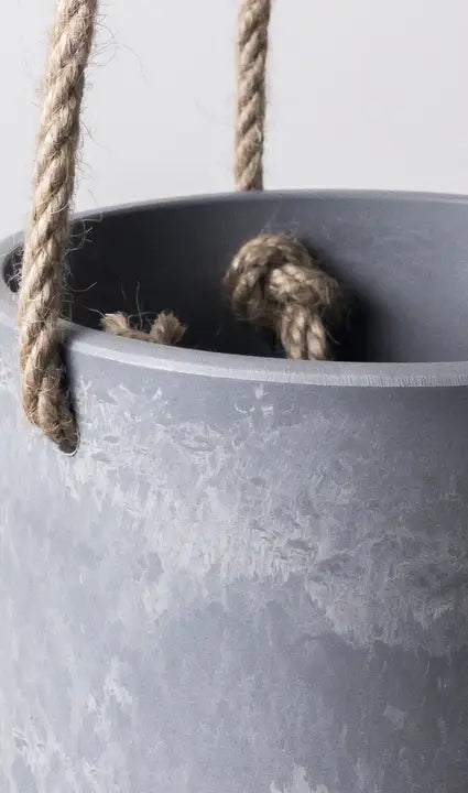 4" Hanging Signature Stone Pot