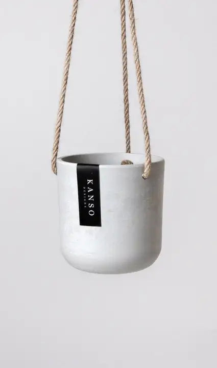 4" Hanging Signature Stone Pot
