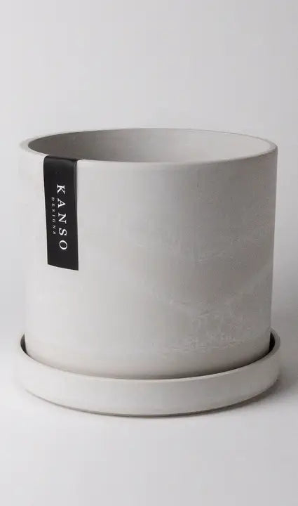 6" Signature Stone Planter Pot & Saucer